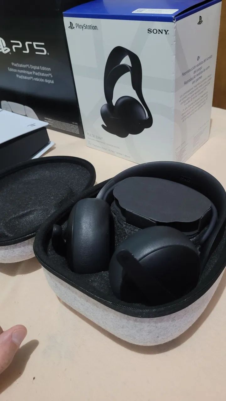 PS 5 Mídia Digital 825GB + HEADSET Pulse Elite - Foto 4