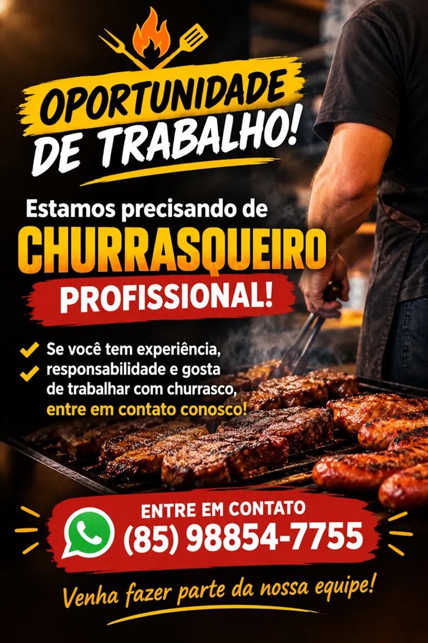 Vaga de churrasqueiro