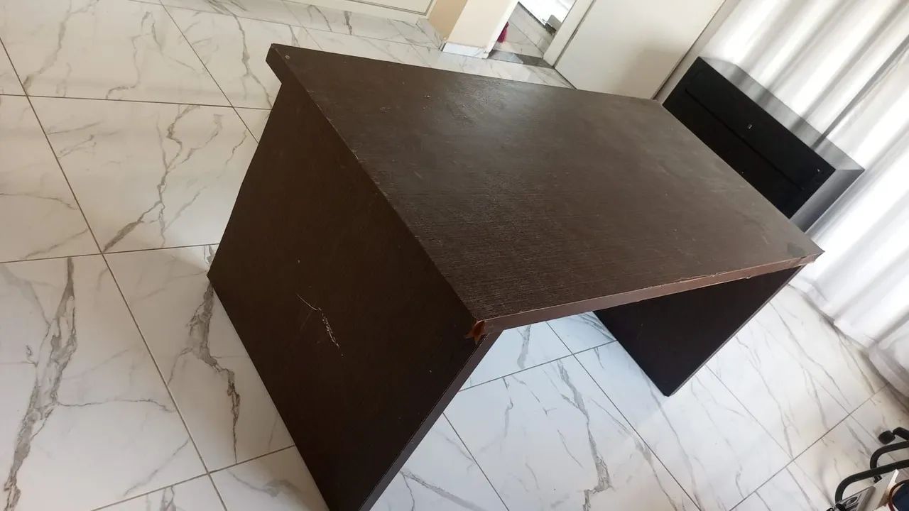 Mesa escritório de Madeira 1,60 x 0,80 - Cor Marrom - Foto 3