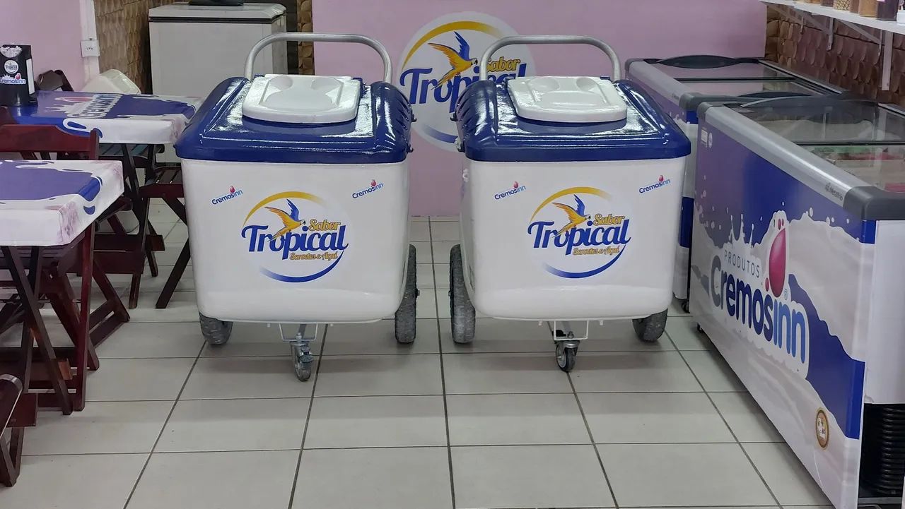 Carrinho de Picolé e Sorvetes 