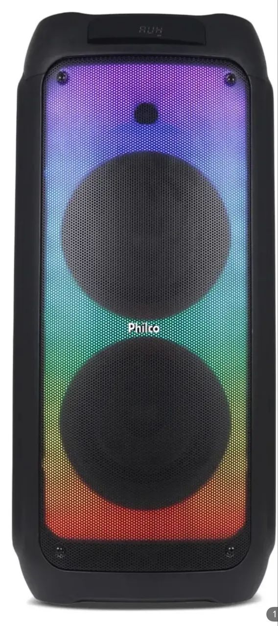 Caixa De Som Philco Pcx10101 Amplificada Led Bluetooth 2000w - Foto 2