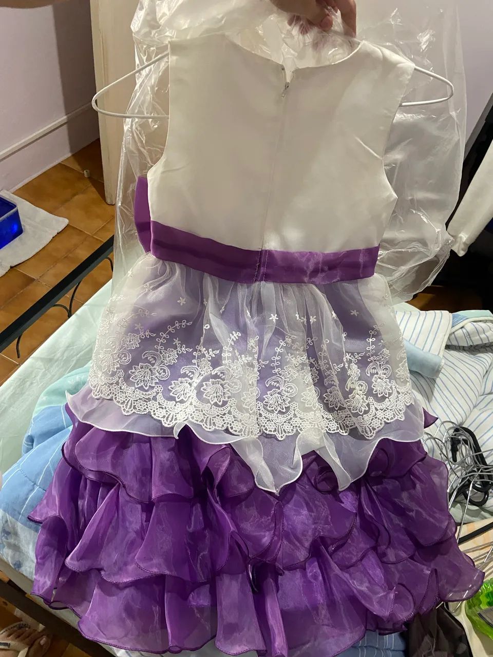 Vestido Roxo Infantil - Foto 2