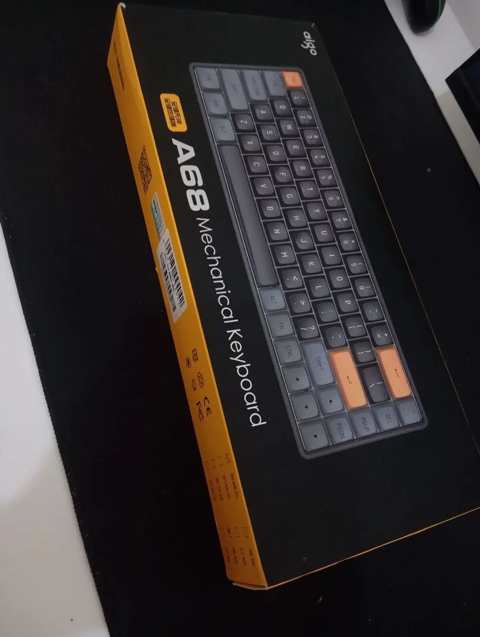 Teclado mecânico aigo a68 - Foto 2