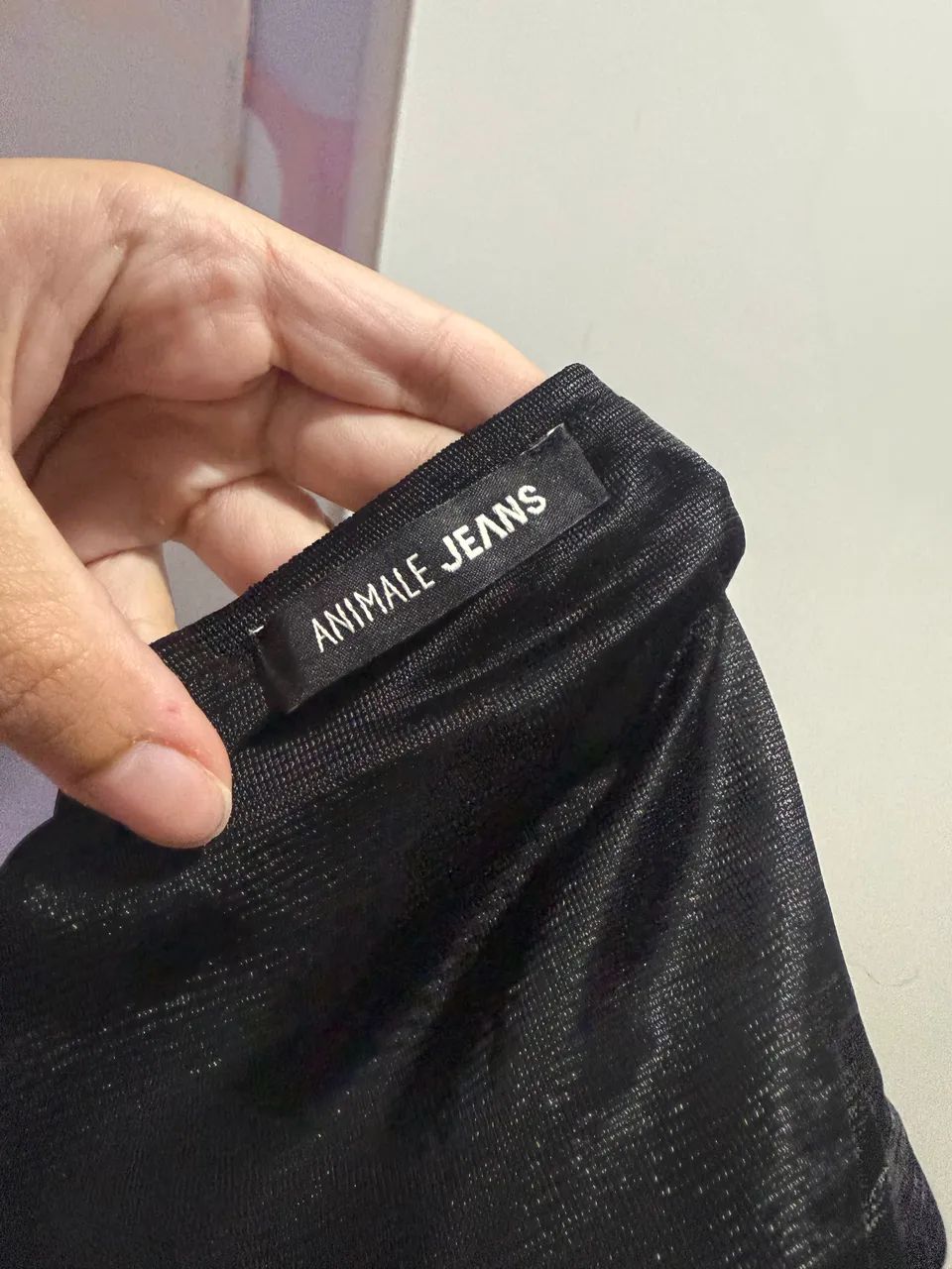 Vestido preto animale jeans - M - Foto 5