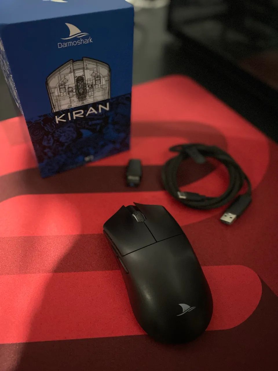 Mouse Gamer Darmoshark M3 Tri-Mode Wireless (Sensor PAW-3395 2.4GHZ)