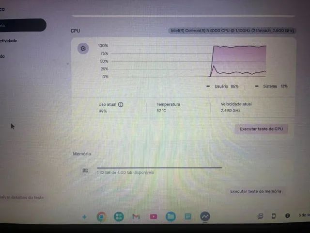 Samsung Chromebook 4 | Intel Celeron N4000 | 4GB RAM | Leve e Compacto - Foto 5