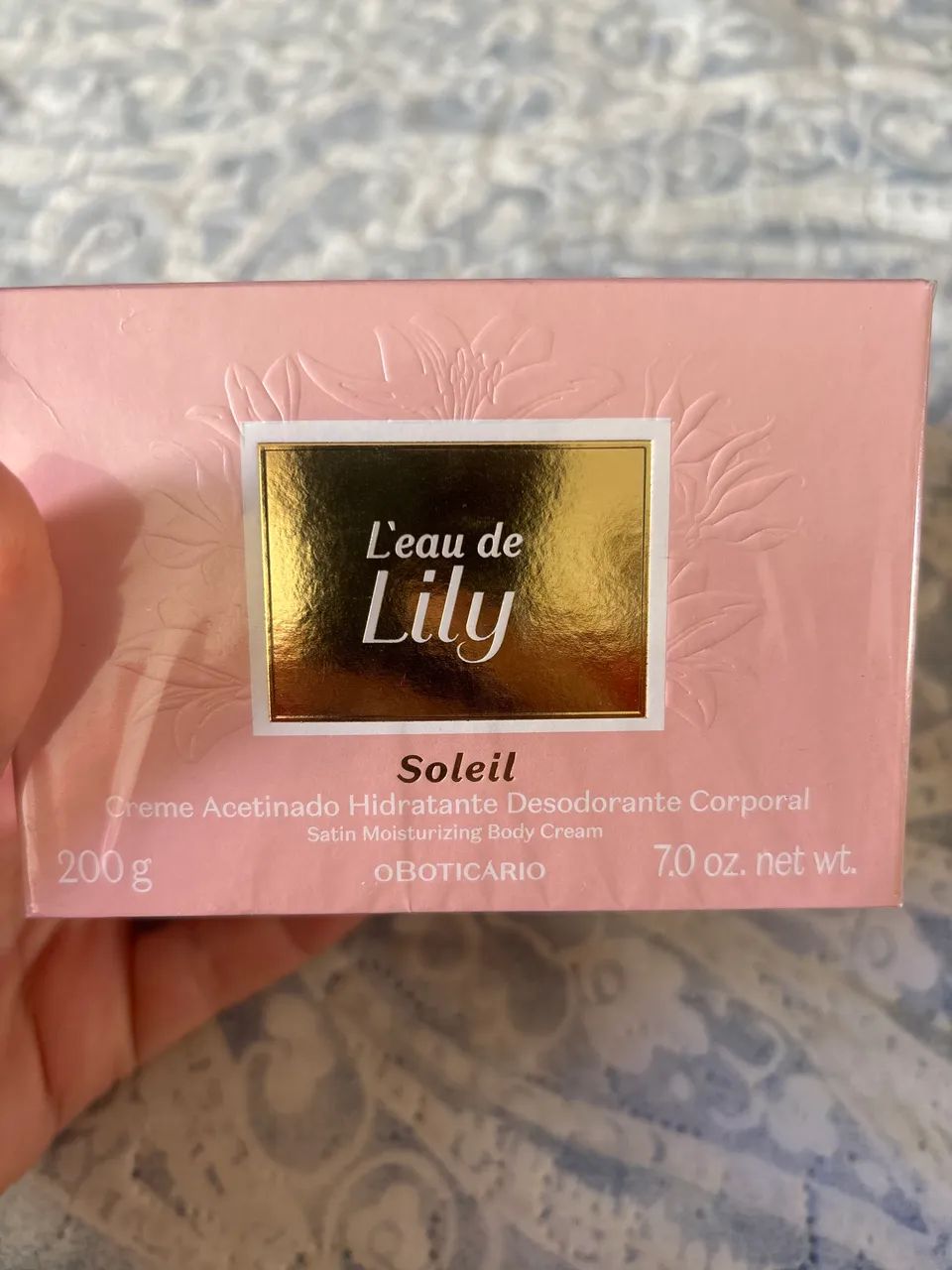 Creme Lily Boticário 