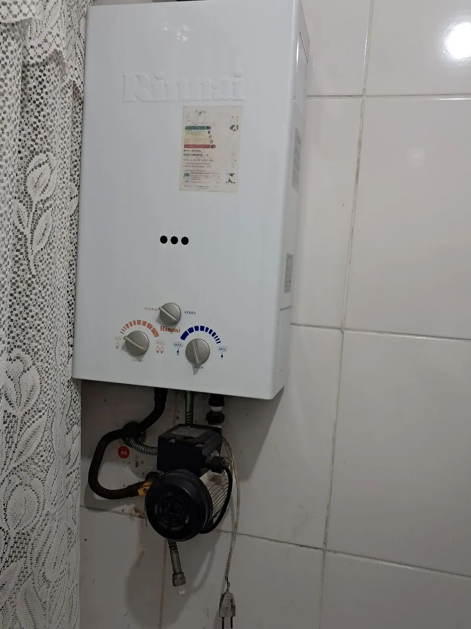Aquecedor rinnai 