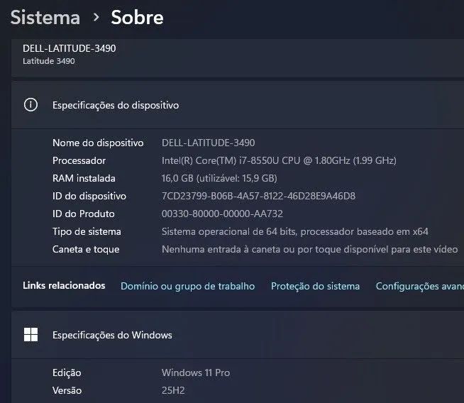 Notebook DELL i7/ 16GB/ SSD - Foto 5