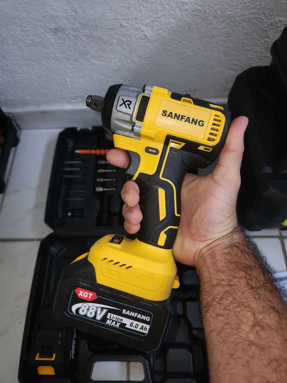 Chave de Impacto com maleta organizadora e acessórios completa nova - Foto 4