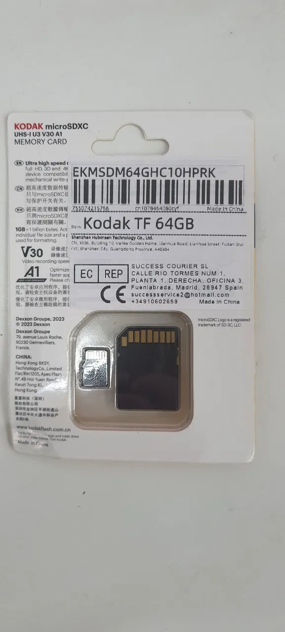 MicroSDCX UHS-I U3 V30 A1 - Foto 2