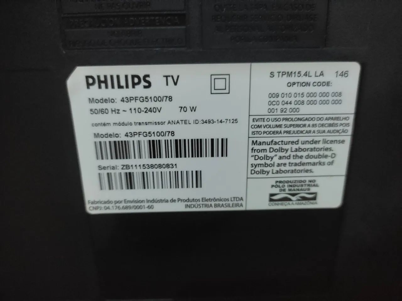Tv Smart 42 Philips c/ Defeito  - Foto 5