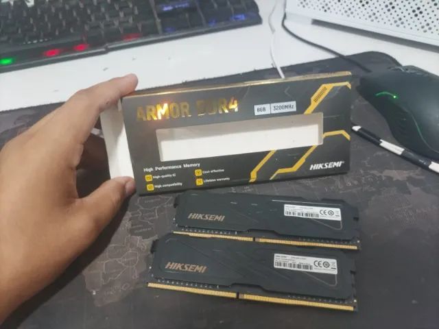 16gb 2x8 ddr4 cl16 3200mhz (Semi-nova)