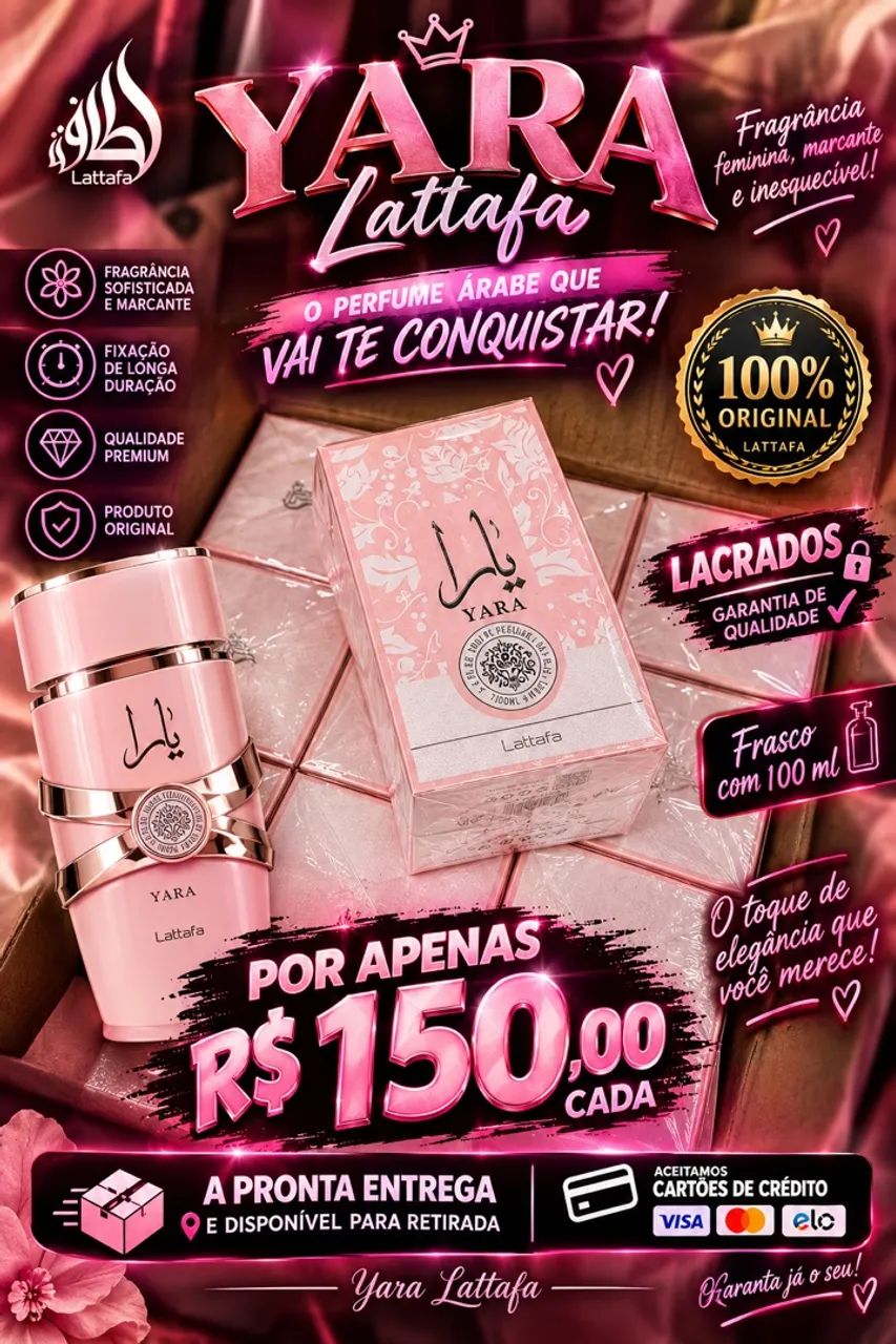 Perfume árabe Yara lattafa 