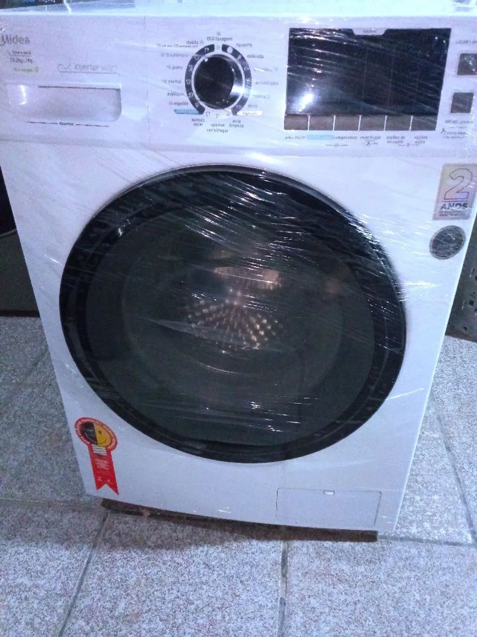 Lava e seca mídia 10.2 e seca 7 com branca  funcionando perfeitamente  - Foto 5