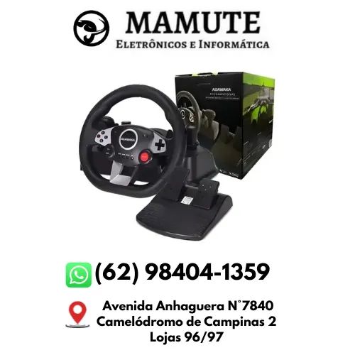 Volante Gamer 7 Em 1 Compatível Ps3 Ps4 Xbox One Xbox 360 Nintendo Switch Android e PC