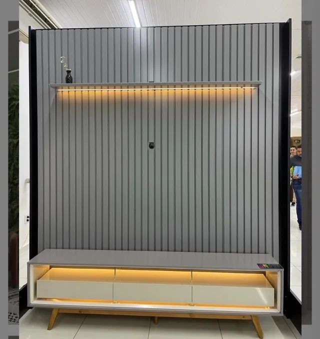 Painel com Rack Lumivare 230 cm para TV até 85 polegadas - Foto 3