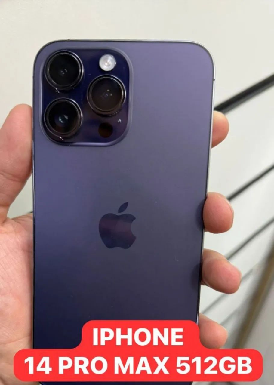 IPHONE 14 PRO MAX 512GB<br><br>*R$ 4.290*<br><br>?roxo <br> ?86% <br><br>Aparelho impecáve