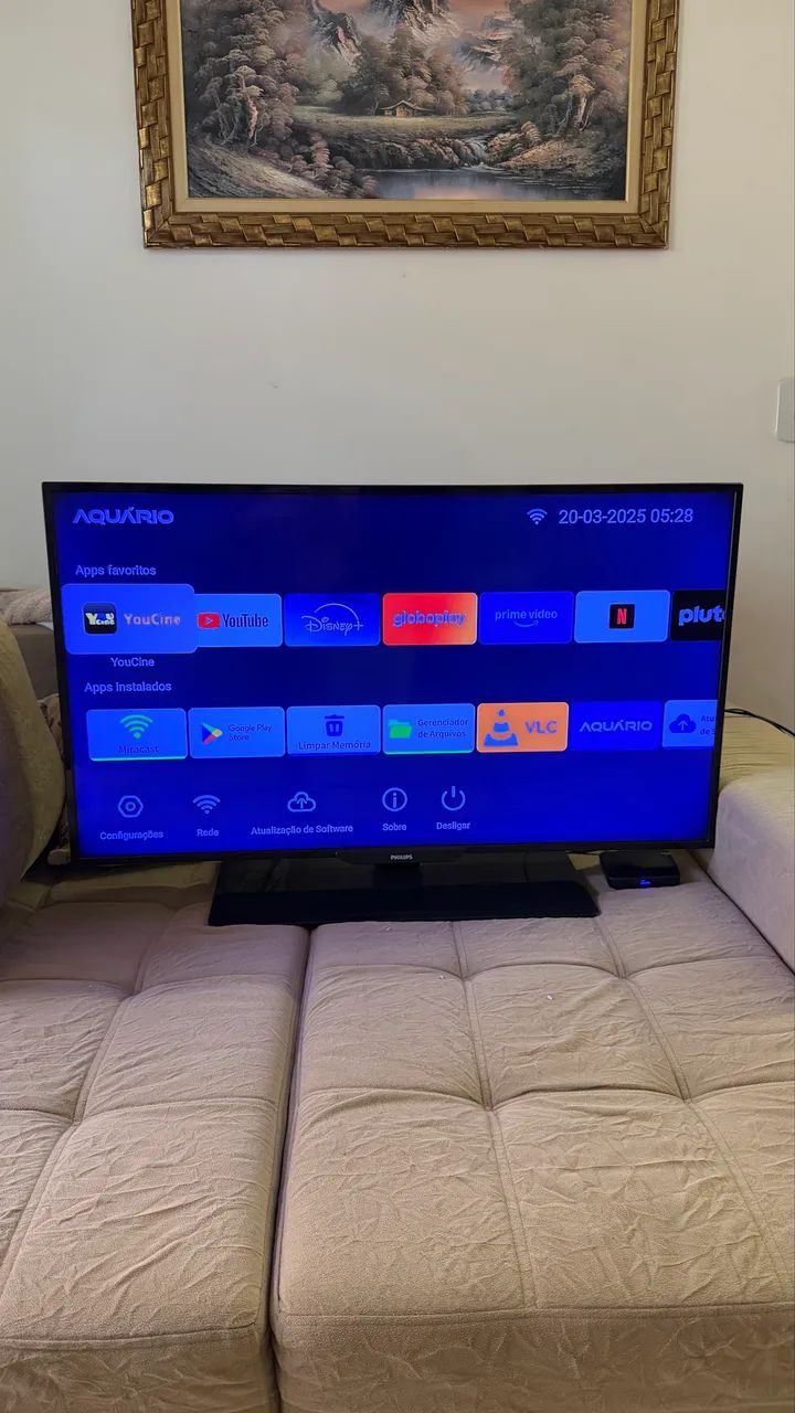Tv Philips 40 + TV BOX 