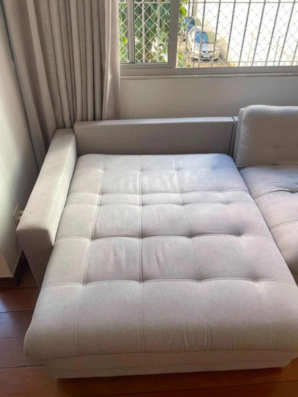 Sofá Retrátil 4 Lugares 2,50m Impermeabilizado - Excelente estado - Foto 5