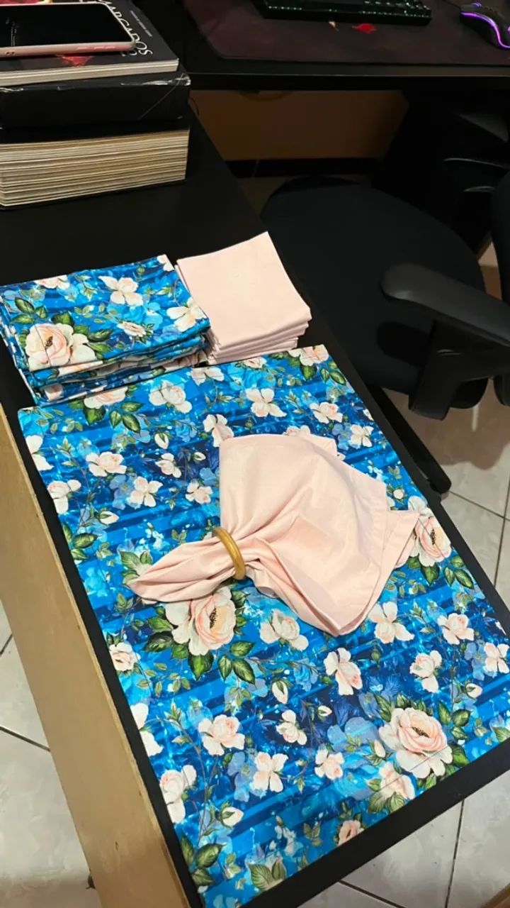 roupa de mesa posta - Foto 3