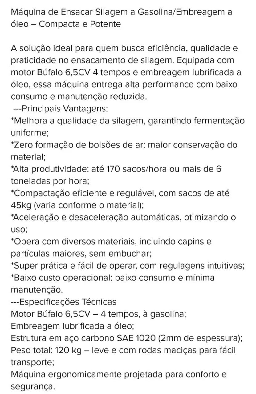 Compactadora e ensacadora de silagem - Foto 2