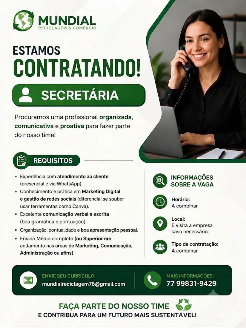 Secretária (Recanto das emas)df