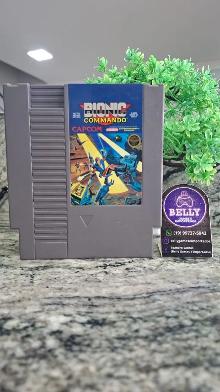 BIONIC COMMANDO - NES NINTENDINHO - ORIGINAL