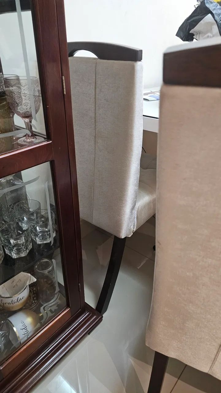 Vendo cadeiras para mesa de jantar (leia o anúncio) - Foto 4