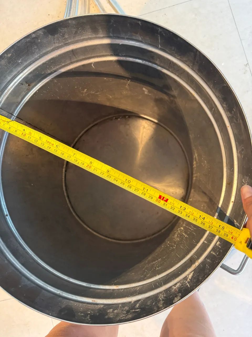 Tambor de inox com roda  - Foto 2