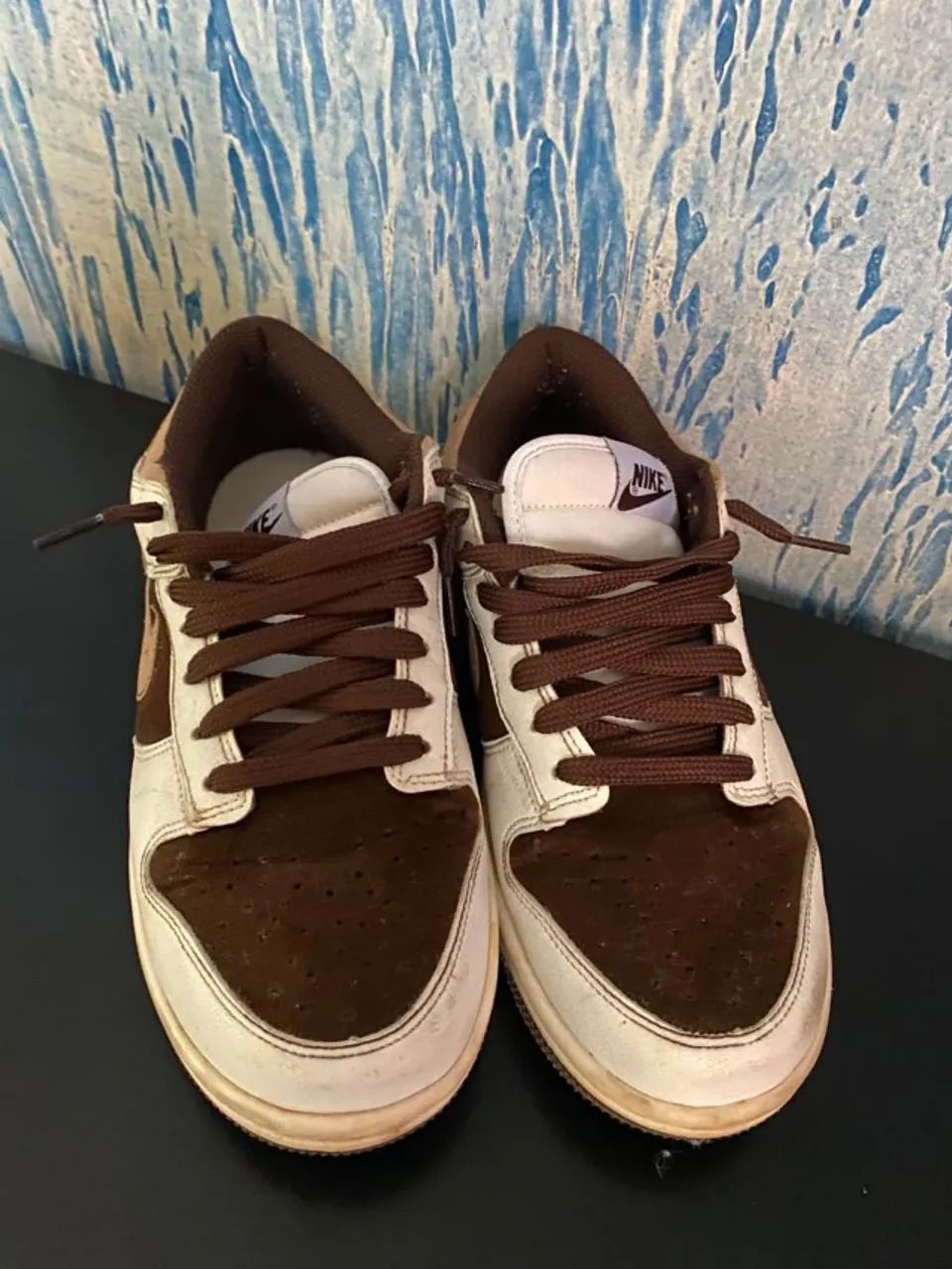 Tênis Nike Dunk Low Teddy Usado - Foto 3