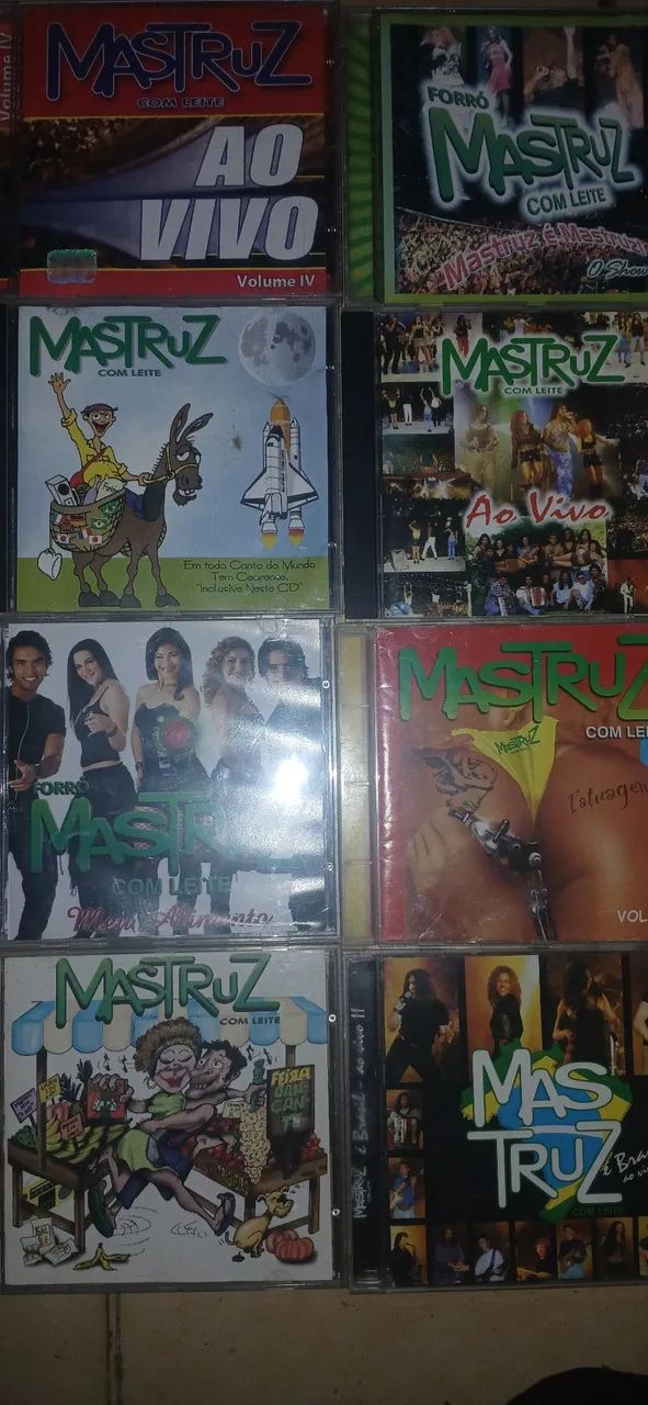 Lote 8 cds mastruz com  por 120