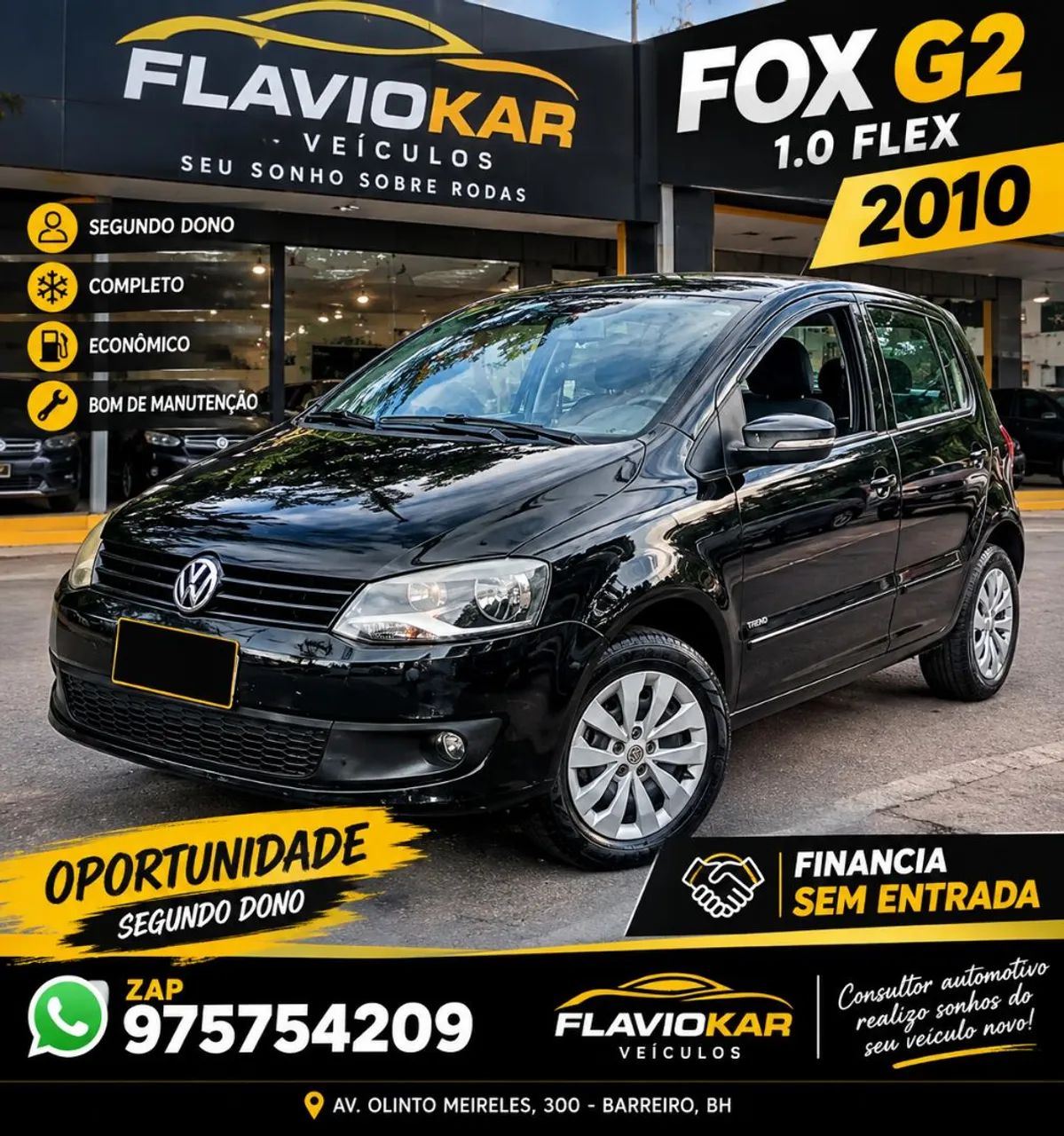 Volkswagen Fox Fox City 1.0 Mi/ 1.0Mi Total Flex 8V 5p 2010