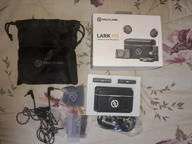 Hollyland Lark M2 Lark M2 Combo Preto Microfone de lapela - Foto 3