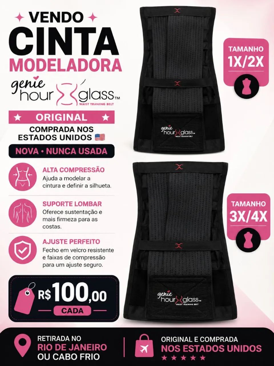 Cinta modeladora   nova EUA