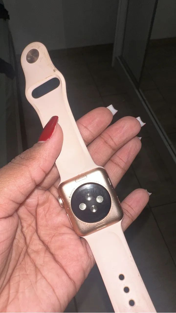 Apple Watch série 3 38mm - rosa claro - Foto 2