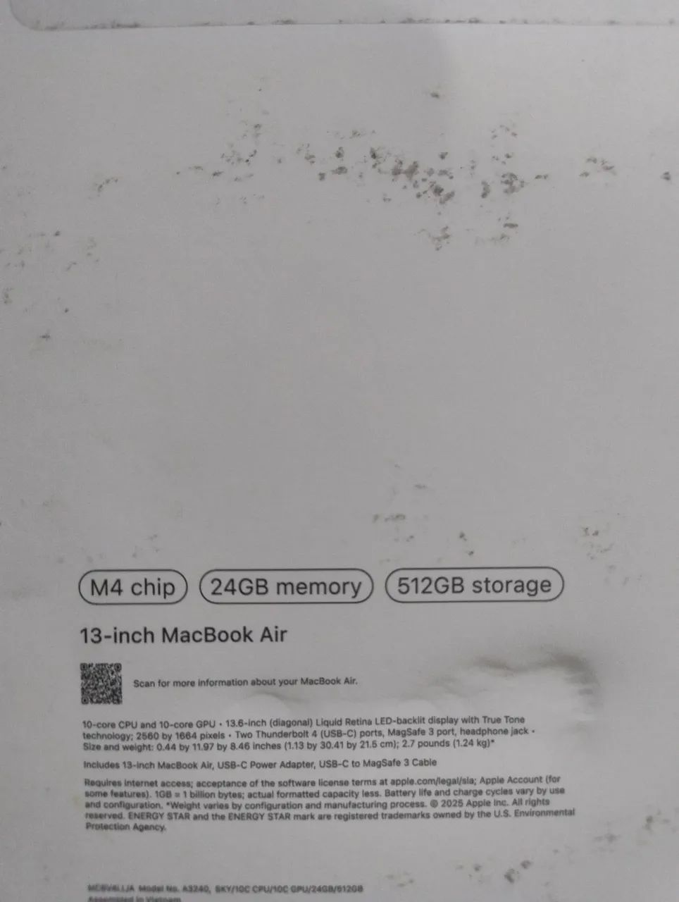 MacBook Air 13'' M4 - 24GB RAM - 512GB storage  - Foto 5