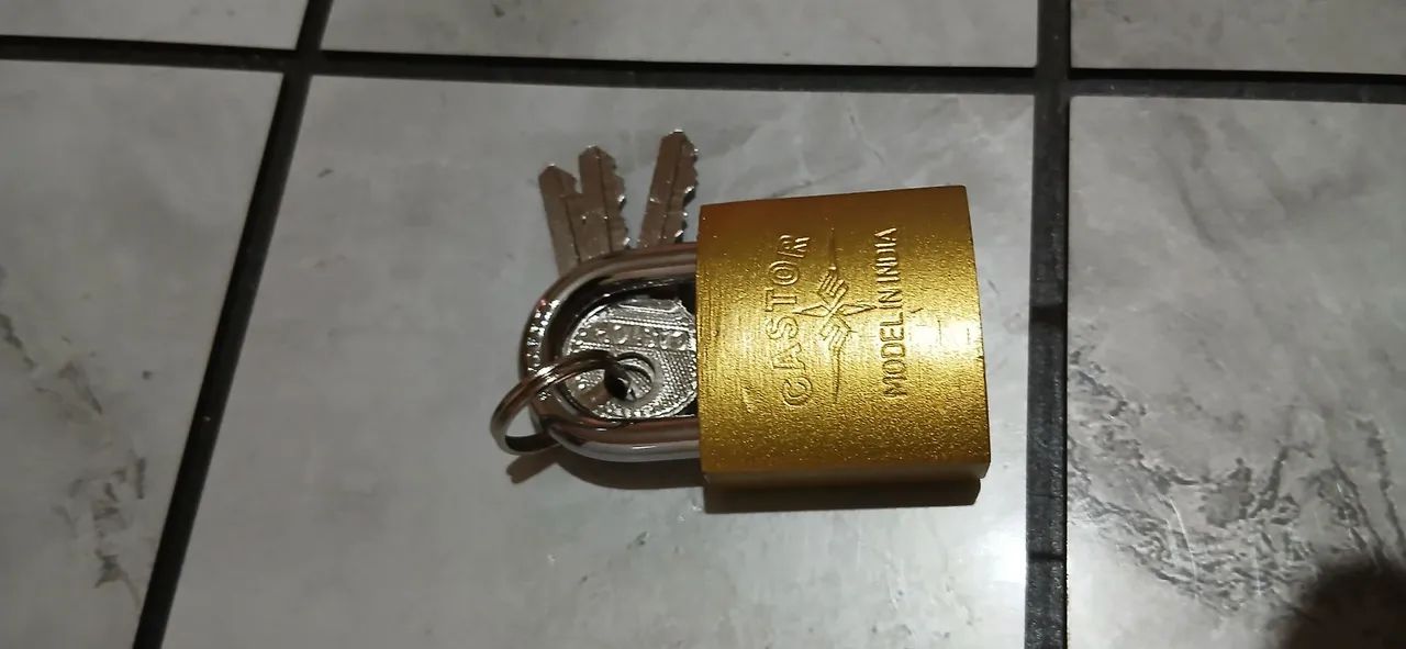 CADEADO 30MM COM 3 CHAVES - Foto 5