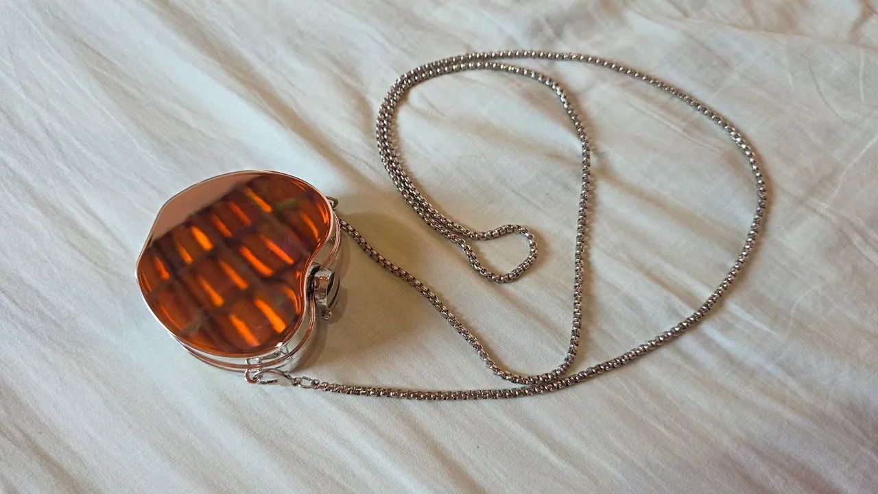 Mini bag prata - modelo maçã - Foto 3