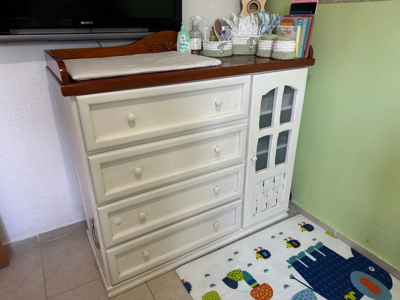 berço, cômoda e prateleiras  - Foto 3