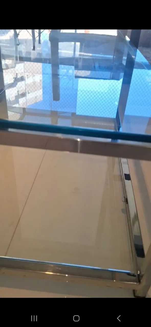 Mesa belíssima de vidro  - Foto 2