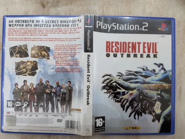 Resident Evil Outbreak PS2 Jogo Completo Original - Foto 3