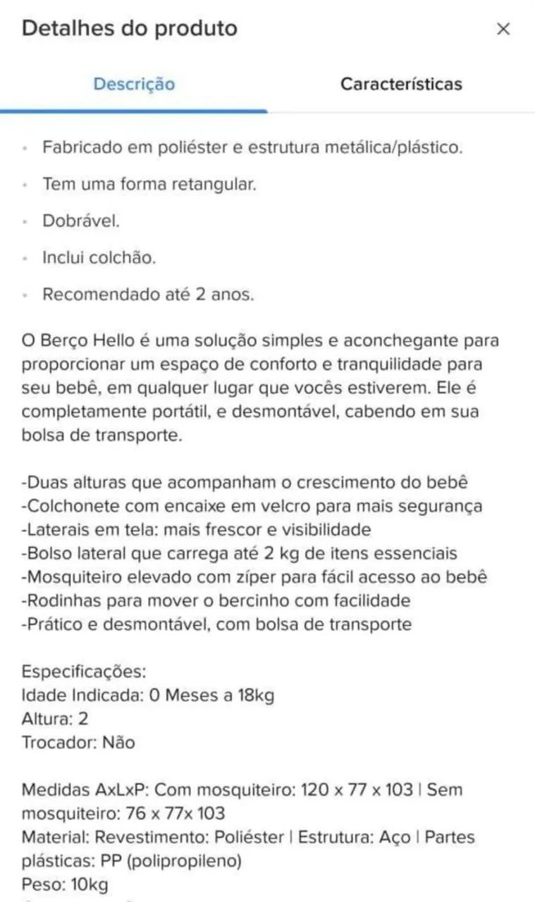 Chiqueirinho/berço  - Foto 4