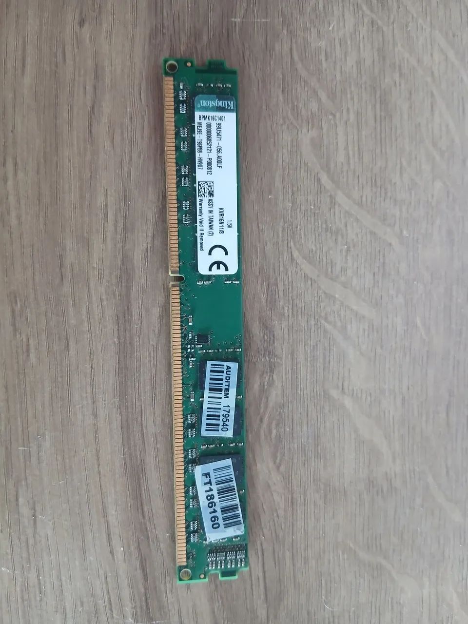 Memória RAM Kingston 8GB DDR3 1600MHz