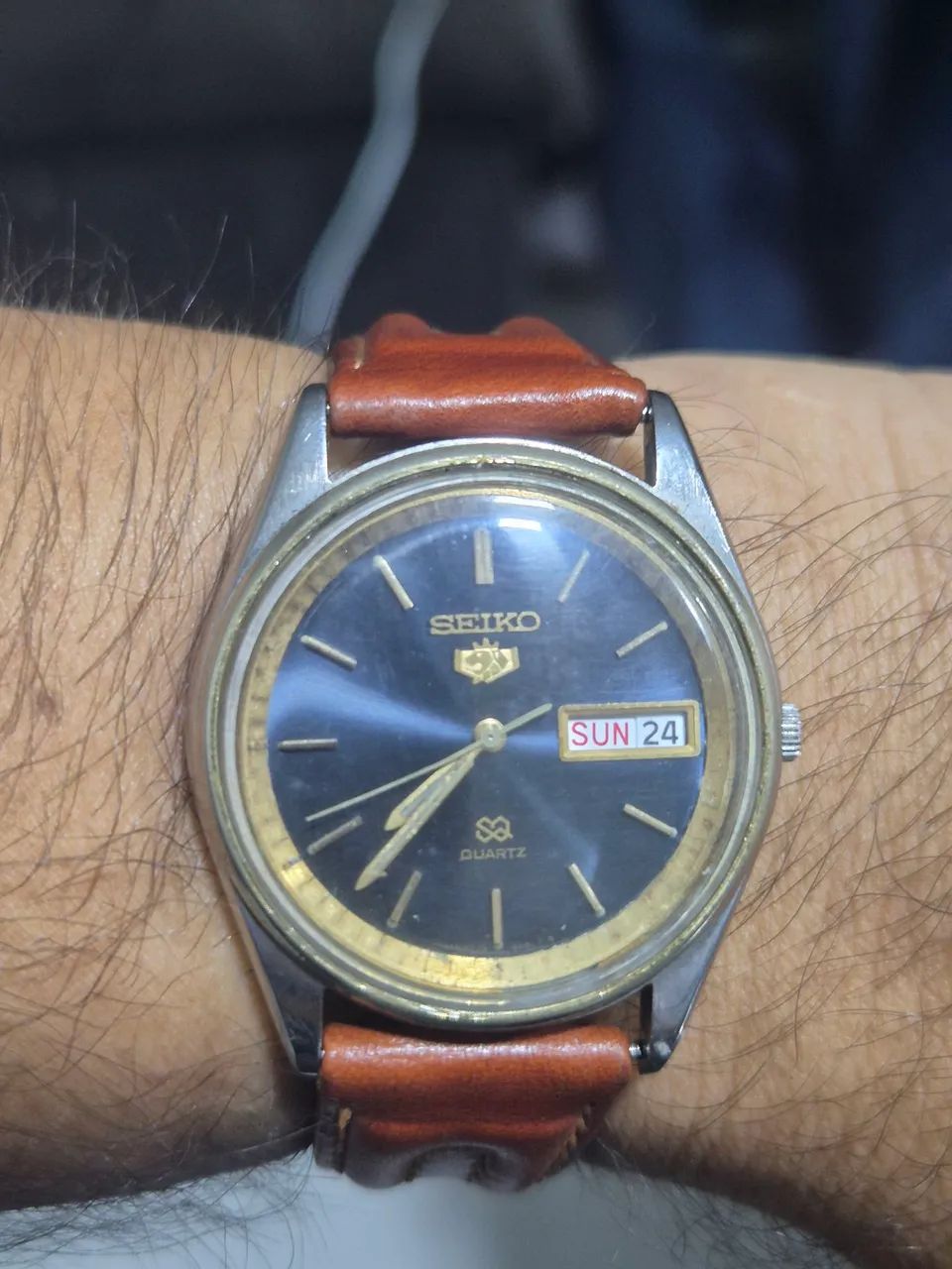 Relógio SEIKO LION HEAD (CABEÇA DE LEÃO)  À  QUARTZ   -   ÓTIMO ESTADO/RARO - Foto 4