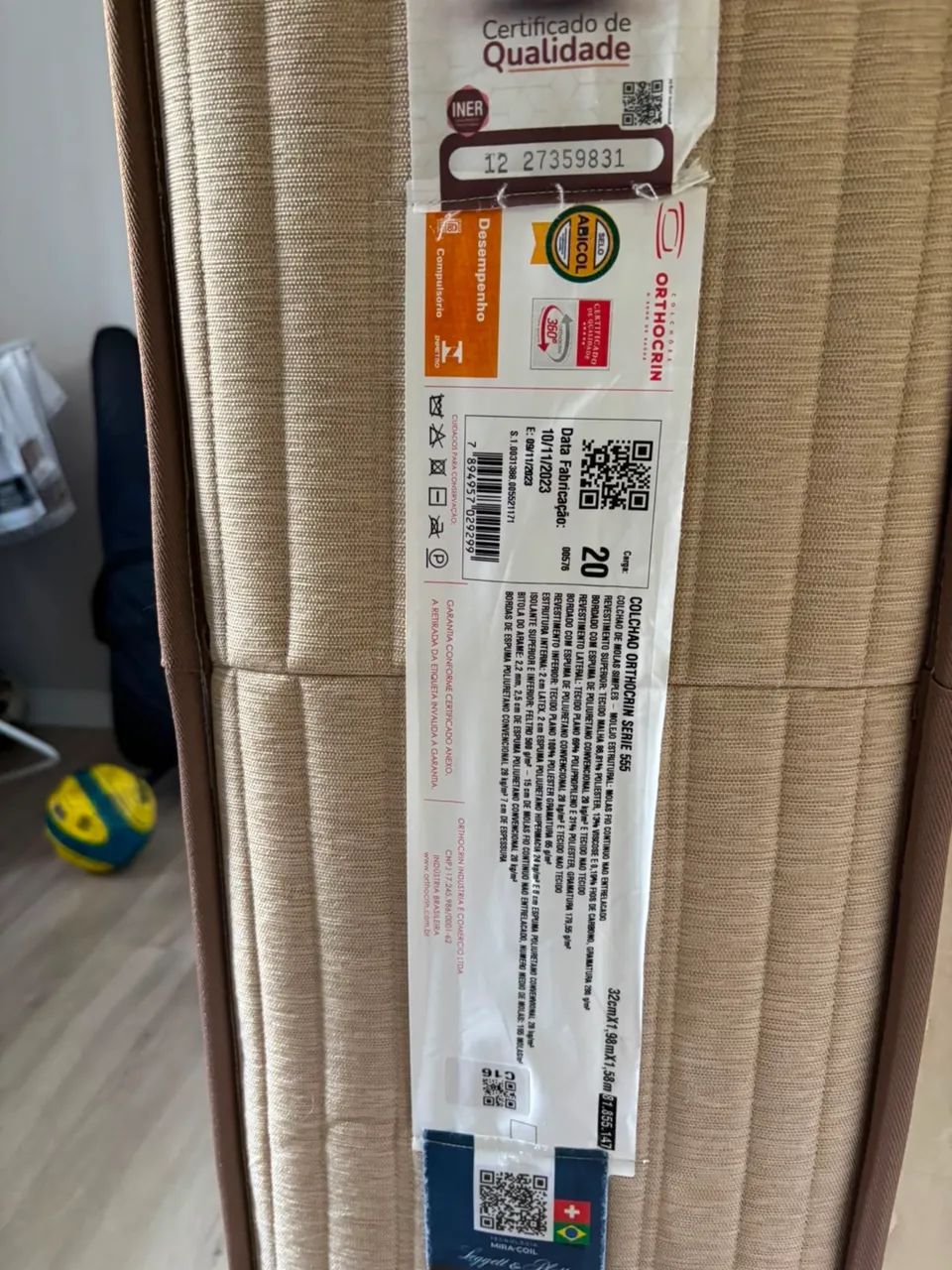 Vendo colchão queen série 555 da orthocrin - Foto 5