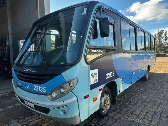 Micro Ônibus Rodoviário, M. Benz LO-916, Comil Piá, Ano 2021/2022, em excelente estado.