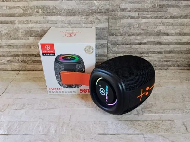 Caixa de Som Kapbom Bluetooth com Grave Forte a Prova D'água - Foto 4