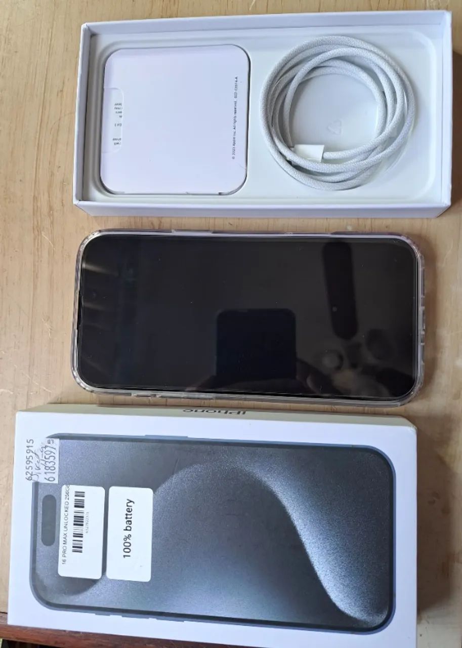  Iphone 16 Promax 256gb Preto - Com capa e película - Foto 2