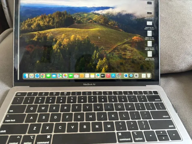 macbook air 2020 retina 13inch rose gold impecável!! saúde da